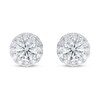 Thumbnail Image 3 of KAY Lab-Grown Diamonds Earrings 1 ct tw 14K White Gold (F/SI2)