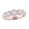 Thumbnail Image 1 of THE LEO Diamond Anniversary Ring 3/4 ct tw Round-cut 14K Rose Gold