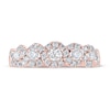 Thumbnail Image 3 of THE LEO Diamond Anniversary Ring 3/4 ct tw Round-cut 14K Rose Gold