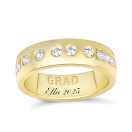 Morse Code GRAD Ring (1 Line)