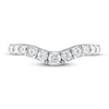 THE LEO Diamond Contour Anniversary Ring 1/2 ct tw Round-cut 14K White Gold