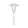 Thumbnail Image 2 of Diamond Heart Ring 1/2 ct tw Round-cut 10K White Gold