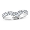 THE LEO Diamond Contour Ring 1/2 ct tw Round-cut 14K White Gold