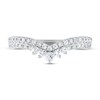 THE LEO Diamond Contour Ring 1/2 ct tw Round-cut 14K White Gold