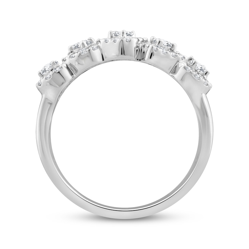 Diamond Ring 1/2 ct tw 10K White Gold