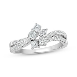 Diamond Ring 1/2 ct tw 10K White Gold