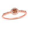 Thumbnail Image 0 of Le Vian Chocolate Diamond Ring 1/4 ct tw 14K Strawberry Gold