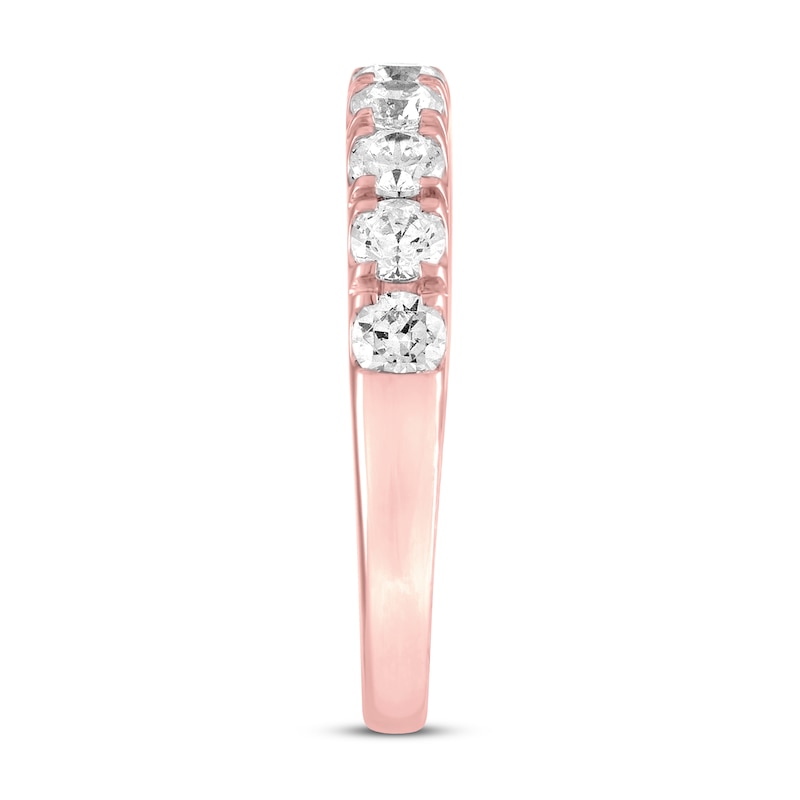 Main Image 3 of THE LEO Diamond Anniversary Ring 1 ct tw Round-cut 14K Rose Gold