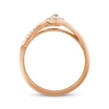 Thumbnail Image 2 of Diamond Ring 1/4 ct tw Marquise & Round 10K Rose Gold