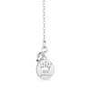 Thumbnail Image 2 of Hallmark Diamonds "Believe" Necklace 1/5 ct tw Round-Cut Sterling Silver & 10K Rose Gold 18"