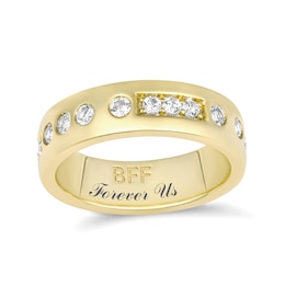 Morse Code BFF Ring (1 Line)