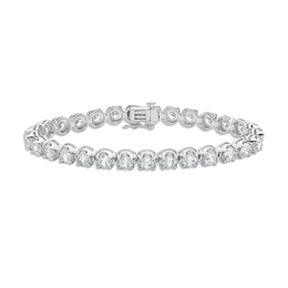KAY Lab-Grown Diamonds Line Bracelet 12 ct tw 14K White Gold 7"