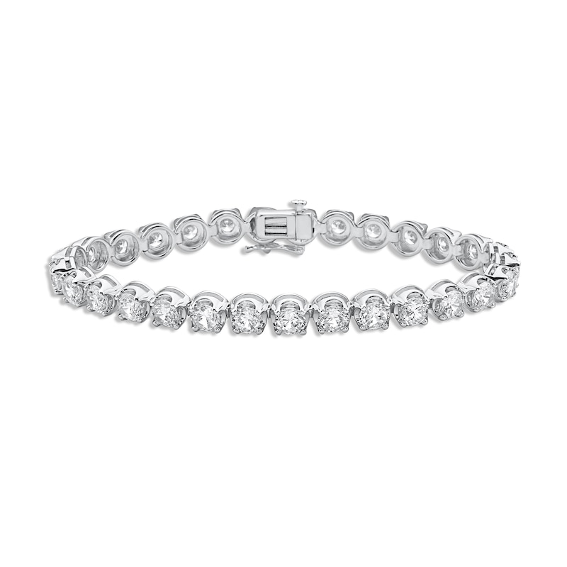 Main Image 1 of KAY Lab-Grown Diamonds Line Bracelet 12 ct tw 14K White Gold 7"