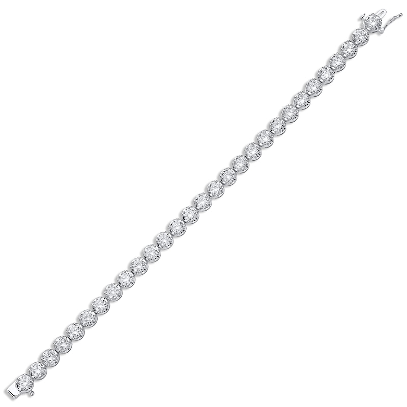 Main Image 2 of KAY Lab-Grown Diamonds Line Bracelet 12 ct tw 14K White Gold 7"