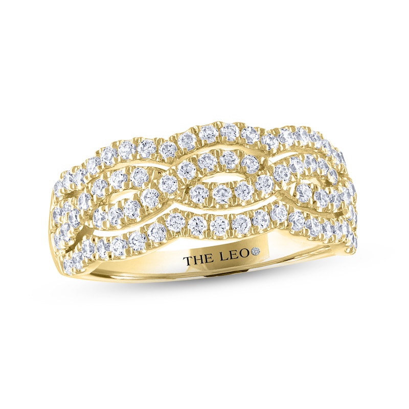 Main Image 1 of THE LEO Diamond Anniversary Band 3/4 ct tw Round-cut 14K Yellow Gold