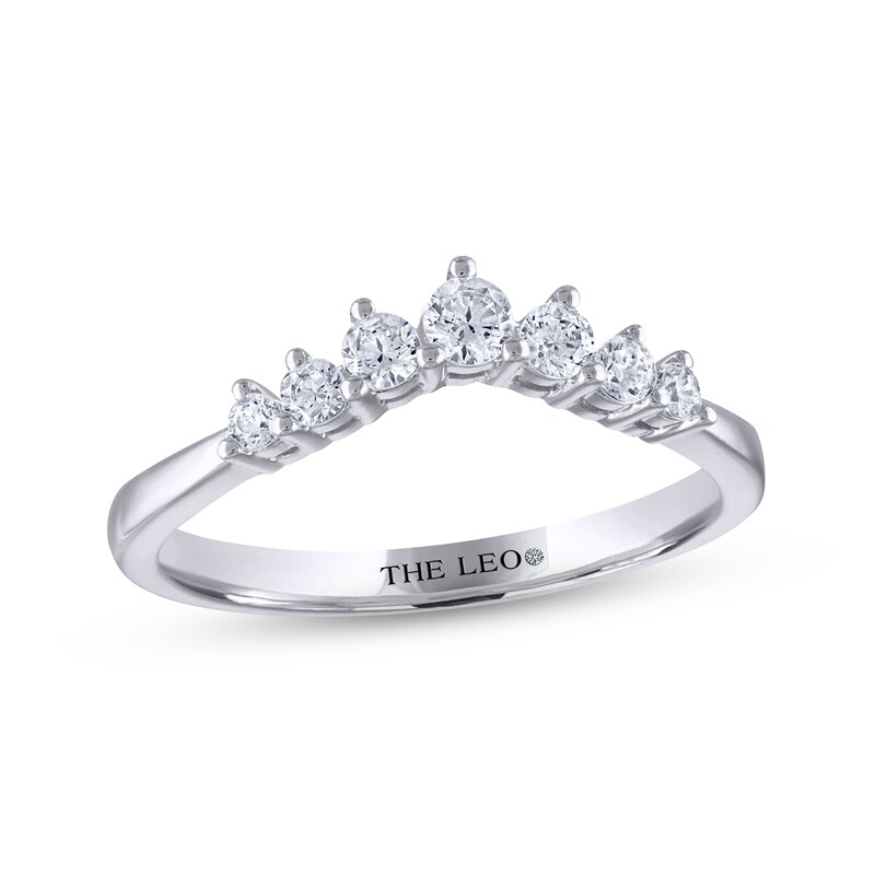 THE LEO Diamond Anniversary Band 1/3 ct tw Round-cut 14K White Gold