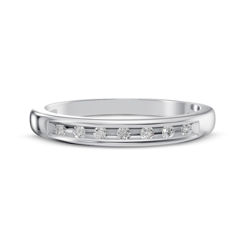 Main Image 3 of Adore Diamond Wedding Band 1/15 ct tw 10K White Gold
