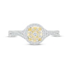 Thumbnail Image 3 of Diamond Promise Ring 1/4 ct tw 10K Two-Tone Gold