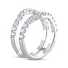 Lab-Created Diamonds by KAY Diamond Enhancer Ring 1-1/2 ct tw Round-cut 14K White Gold