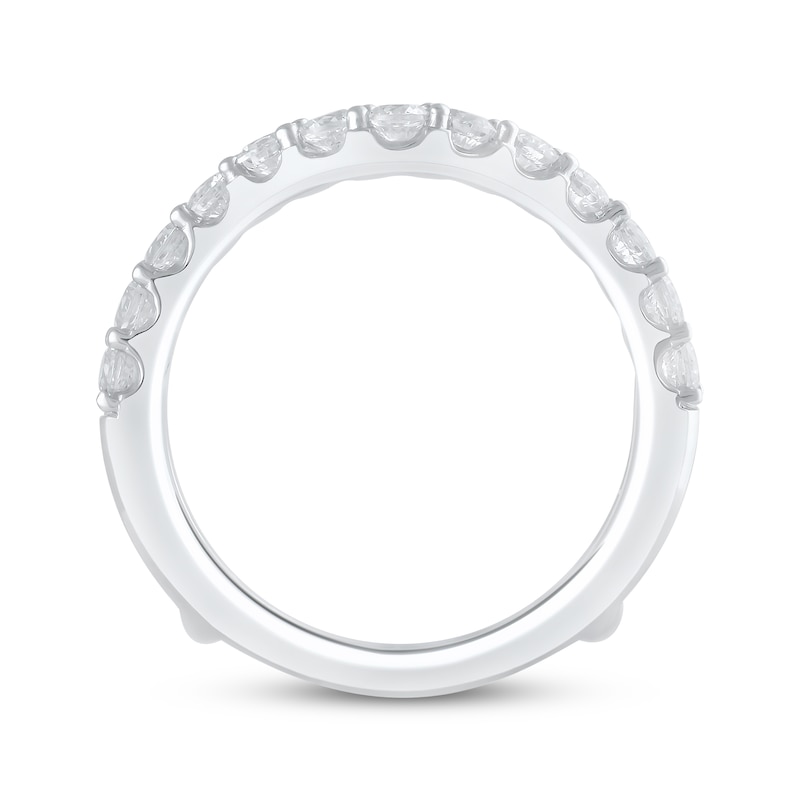 Lab-Created Diamonds by KAY Diamond Enhancer Ring 1-1/2 ct tw Round-cut 14K White Gold