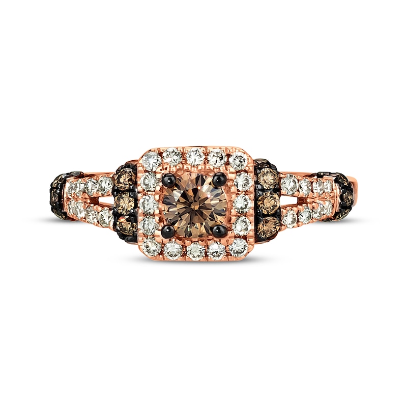 Le Vian Chocolate Diamond Ring 1 ct tw 14K Strawberry Gold