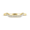 Thumbnail Image 3 of THE LEO Legacy Lab-Grown Diamond Contour Wedding Band 1/8 ct tw 14K Yellow Gold