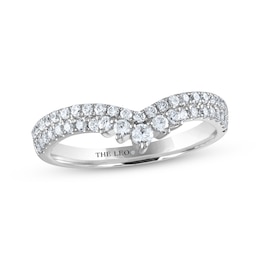 THE LEO Diamond Contour Ring 1/2 ct tw Round-cut 14K White Gold