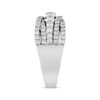 Thumbnail Image 2 of THE LEO Diamond Anniversary Ring 1-1/3 ct tw Round-cut 14K White Gold