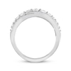 Thumbnail Image 3 of THE LEO Diamond Anniversary Ring 1-1/3 ct tw Round-cut 14K White Gold