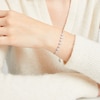 Thumbnail Image 2 of KAY Lab-Grown Diamonds teardrop Link Bolo Bracelet 1/2 ct tw 10K White Gold