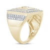 Thumbnail Image 2 of Men's Diamond Praying Hands Signet-Style Ring 2 ct tw 14K Yellow Gold