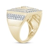 Thumbnail Image 1 of Men's Diamond Praying Hands Signet-Style Ring 2 ct tw 14K Yellow Gold