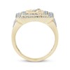 Thumbnail Image 4 of Men's Diamond Praying Hands Signet-Style Ring 2 ct tw 14K Yellow Gold