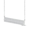 Thumbnail Image 2 of KAY Lab-Grown Diamonds Bar Necklace 1/2 ct tw 10K White Gold 18"