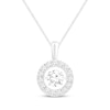 Thumbnail Image 1 of Unstoppable Love Lab-Grown Diamond Necklace 1-1/2 ct tw 10K White Gold 19"