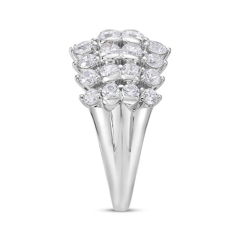 Main Image 2 of KAY Lab-Grown Diamonds Multi-Row Fashion Ring 2 ct tw 10K White Gold