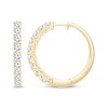 Thumbnail Image 1 of KAY Lab-Grown Diamonds Hoop Earrings 4 ct tw 10K Yellow Gold