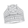 Thumbnail Image 1 of Adore Multi-Diamond Center Bridal Set 1-7/8 ct tw 10K White Gold