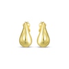 Thumbnail Image 2 of Puffed Teardrop Earrings 14K Yellow Gold
