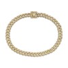 Thumbnail Image 1 of Men's Diamond Curb Chain Bracelet 1-1/2 ct tw 10K Yellow Gold 8.5"