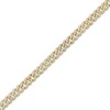 Thumbnail Image 2 of Men's Diamond Curb Chain Bracelet 1-1/2 ct tw 10K Yellow Gold 8.5"
