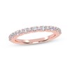 Thumbnail Image 1 of Adore Alternating Size Diamond Stackable Anniversary Ring 1/4 ct tw 14K Rose Gold