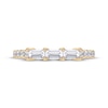 Thumbnail Image 3 of Adore Baguette & Round-Cut Diamond Three-Stone Anniversary Ring 1/3 ct tw 14K Yellow Gold