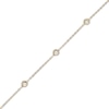 Thumbnail Image 2 of Diamond-Cut Circle Station Bracelet 10K Two-Tone Gold 7.5"