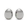 Thumbnail Image 2 of Domed Teardrop Stud Earrings Sterling Silver