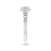 Thumbnail Image 2 of KAY Lab-Grown Diamonds Multi-Stone Cushion-Shaped Promise Ring 1/5 ct tw Sterling Silver