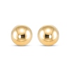 Thumbnail Image 2 of Ball Stud Earrings 24K Yellow Gold Vermeil Sterling Silver