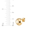 Thumbnail Image 4 of Ball Stud Earrings 24K Yellow Gold Vermeil Sterling Silver