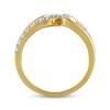 Thumbnail Image 3 of Diamond Twist Loop Fashion Ring 1/2 ct tw 10K Yellow Gold