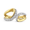Thumbnail Image 4 of Diamond Twist Loop Fashion Ring 1/2 ct tw 10K Yellow Gold